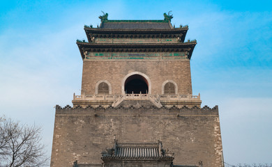 Bell Tower and drum tower of Beijing,china