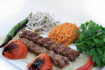 adana shish kebab turkish traditional food