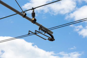 Power line and sky