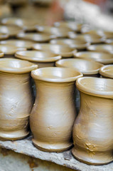 Fototapeta na wymiar Pottery at Potter’s Square, Bhaktapur, Kathmandu Valley, Nepal