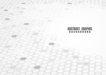 Abstract hexagonal molecular structures in technology background and science style. Medical design. Vector illustration