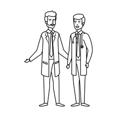 professionals doctors avatars characters