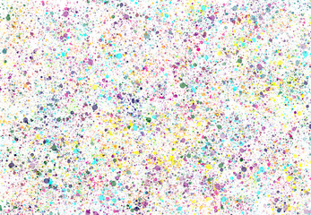 Abstract watercolor brush spatter bot digital art painting soft focus for texture background