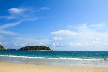 View of Nai Harn Beach in Phuket ,Thailand.