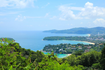 Fototapeta na wymiar Karon View Point in Phuket ,Thailand.