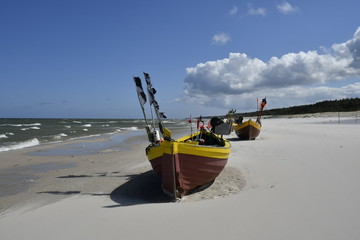 The beautiful Kashubian fishing boats from Debki