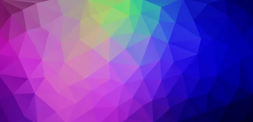 Foto auf Alu-Dibond Bright horizontal Multicolor triangle background - Vector Eps © igor_shmel