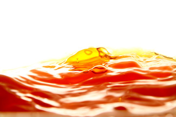 Tea drink droplet background