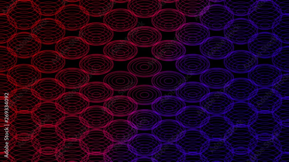 Aufkleber abstract line 3d virtual isometric sphere lighting moving, technology network digital data transfer 