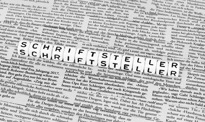 Obraz premium Schriftsteller