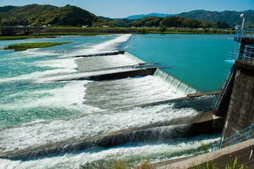 仁淀川　八田堰