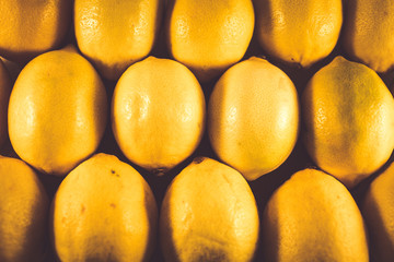 lemons texture pattern top view