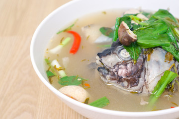 soup with chicken and vegetables