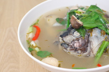soup with chicken and vegetables