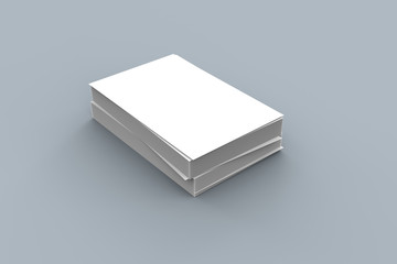 Business Card White Template Mock Up
