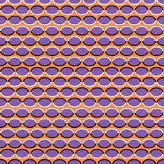 optical illusion. seamless pattern with circles. vector color illustration
