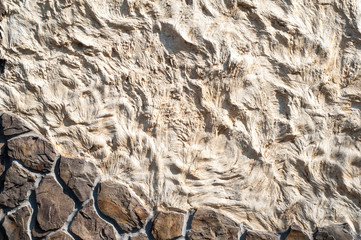 texture of putty on the wall. grunge background.