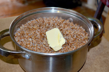 buckwheat porridge with milk