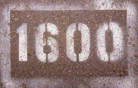 the numbers on the asphalt 1600