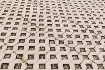 paving tiles. background of floor with paving stones