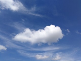 Obraz premium blue sky in summer