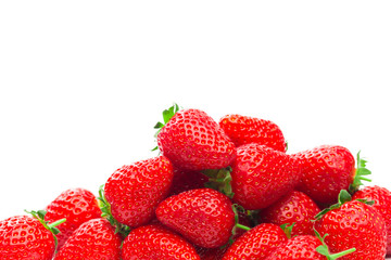 Strawberry isolated on white background. Clipping Path