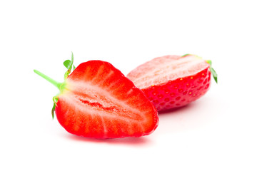 Strawberry isolated on white background. Clipping Path