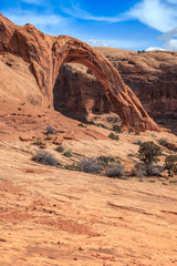 Fototapeta na wymiar Corona Arch Landscape, Moab Utah