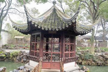 China, Suzhou, Humble Government Park pavilion