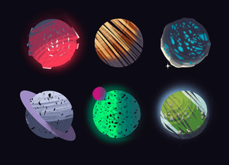 set of abstract planets