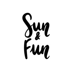 Vector hand drawn lettering phrase. Modern brush calligraphy.