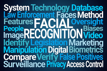 Facial Recognition Word Cloud