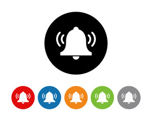bell icon, notification Flat icon symbols vector