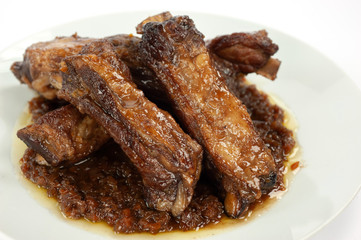 costine di maiale arrosto