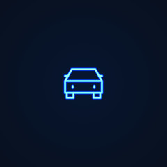 Car | Neon Style Icon