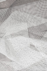 white tulle texture close up