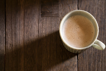 ホットコーヒー　ラッテ 