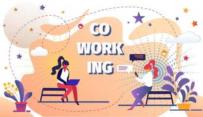 Coworking Space with Creative People Remote Worker