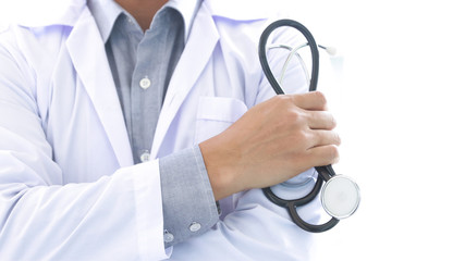 doctor examine with stethoscope, health care hospital