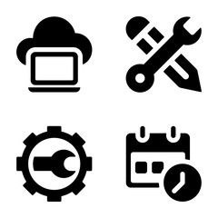 Seo Glyph Icons Bundle