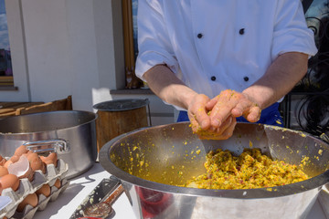 prepare tyrolian style dumbling