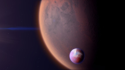 Naklejka premium exoplanet