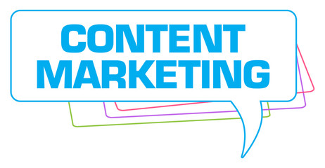 Content Marketing Colorful Stroke Comment Symbol 
