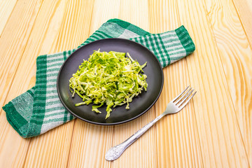 Fresh cabbage salad
