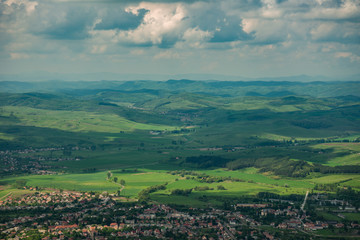 Fototapeta na wymiar Bél-kő view in Bélapátfalva hiking route magnificent landscape Hungary