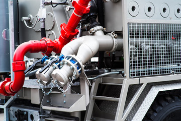coiled tubing machine to work in the oil fields close up