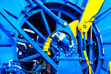 coiled tubing machine detail to work in the oil fields