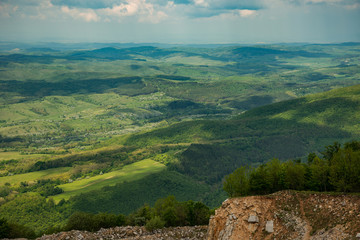 Bél-kő view in Bélapátfalva  hiking route magnificent landscape Hungary