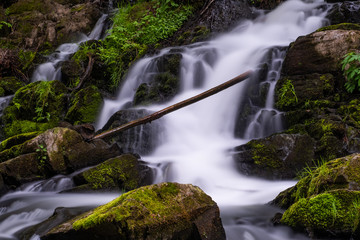 Fototapeta na wymiar Bilder aus dem Selketal Selkewasserfall im Harz