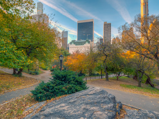 Central Park, New York City in autumn